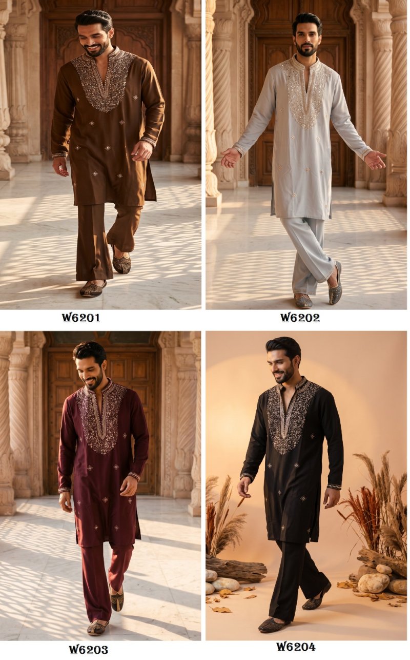 Outluk Wedding Vol 62 Lachaka Mens Kurta With Bottom